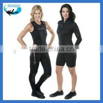 Women's neoprene surfing wetsuit girl