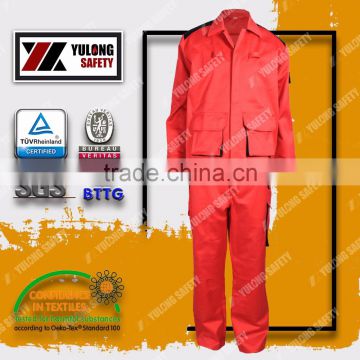 OEM Service Protective Clothing Used In Oil And Gas EN11611 Meta Aramid Fire Fighting Suit