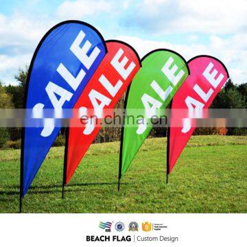 outdoor advertising custom cheap banner teardrop flag