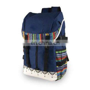 2015 hot selling fashion design large capacity canvas backpack
