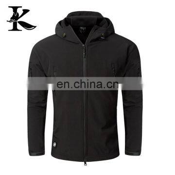 Custom Design Military Hooded Softshell Jacket for Men photo-3