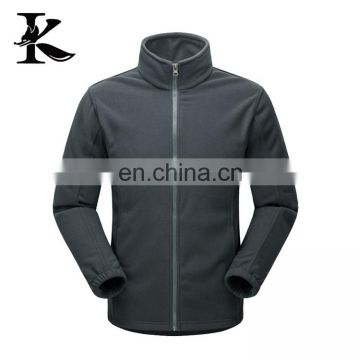 Men's 100%polyester cardigan polar fleece jacket