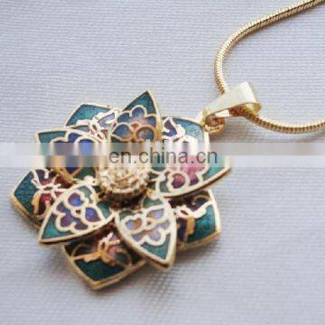 CTCN067cloisonne necklace