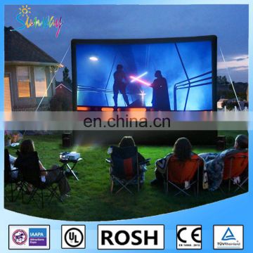 SUNWAY indoor and outdoor movie screen portable rear projection inflatable movie screen advertising movie screen