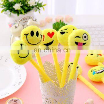 emoji cute pen plush expression emoji ball pen