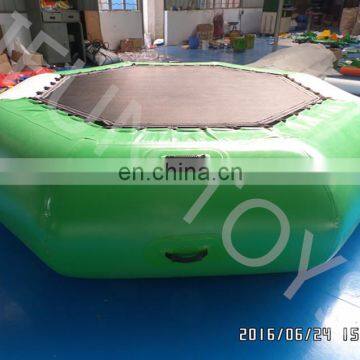 Factory inflatable water trampoline air bouncer trampoline for sale