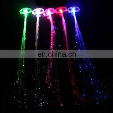 LED flashing glow hair pieces,braid G-P083