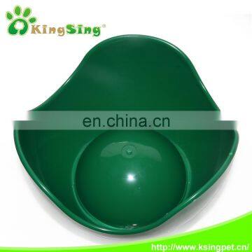 Friendly Envirenment Plastic ,EVA+ABS Double Pet Bowl(with Silica Gel Anti-skidding Placemat),3pcs/set, Dog Feeders Factory photo-4