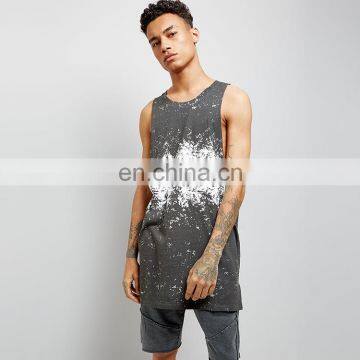Cheap Custom Digital Printing Summer Casual Mens Long t Shirt photo-2