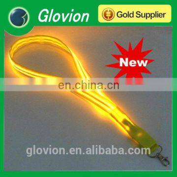 New module fashionable optical fiber LED flashing lanyard for night