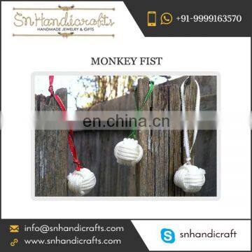 Purchase Promotional Monkey Fist Excellently Knitted by Exporter Selling for Bargain Price