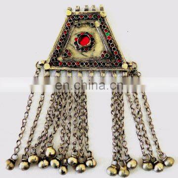 Wholesale Afghani Necklaces Kutchi Pendant Set- Fashion Belly Dance Handmade Chokers Afgani Set photo-2