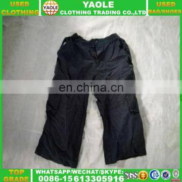 Adults age group and pants type used clothes wholesale cargo pants