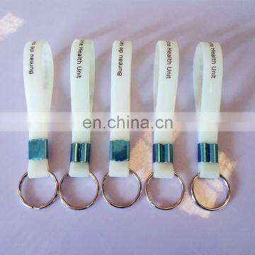 Factory Direct Sales Keychain Silicone Keyring Custom photo-3