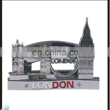 New coming antique silver london souvenirs card holder