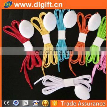 2017 New Lights Flashing Luminous Glow in the Dark Platube Shoelaces Light up Shoe Lace Led Shoelace