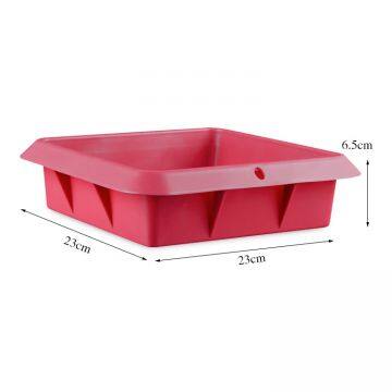 Free Sample Food Grade Heat resistant Nontoxic Silicone Cake Mold Baking Mousse Pudding Mold Tool Square Shape