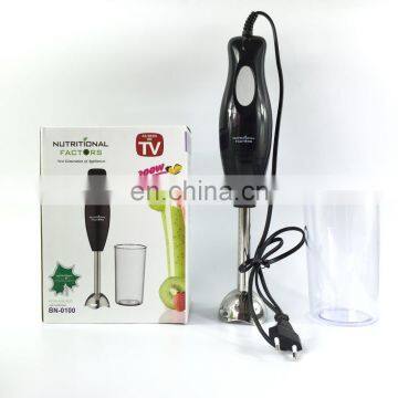 Nutritional Factors Metallic Hand Blender Stainless Steel with 300Watt Motor