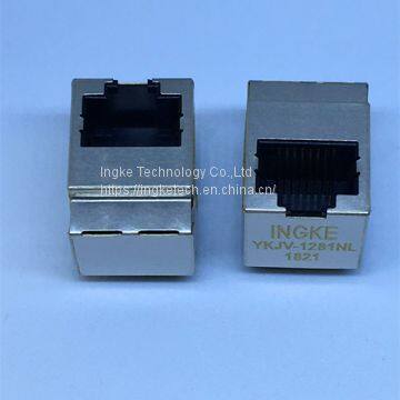 HFJV1-HRPE40RL YKJV-1281NL Vertical POE+ 100 Base-T Magnetic RJ45 Connectors