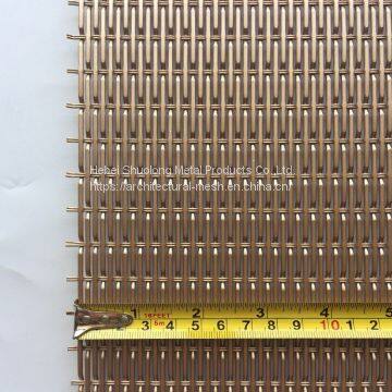 XY-1228P Coppper Color Aluminum Architectural Wire Mesh photo-4