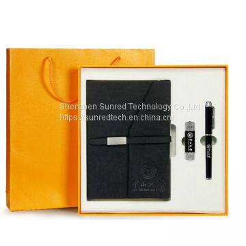 3 in 1 Stationery gift set Christmas Gift Set,Promotional Gift with Notebook