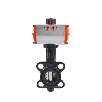 Adjustable Wafer Butterfly Valve Air Flow Control  Pneumatic Valve