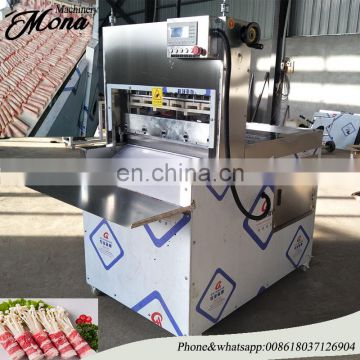 Best selling commercial stainless steel full automatic bacon slicer/cutting frozen meat machine for sale