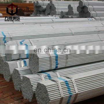 SCH 80 Zinc Coated Galvanized Steel Pipe /tube  For Greenhouse