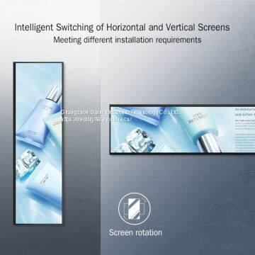 Lcd Long Display 4k Commercial Buildings Digital Signage Restaurant Mall Digital Signage photo-3