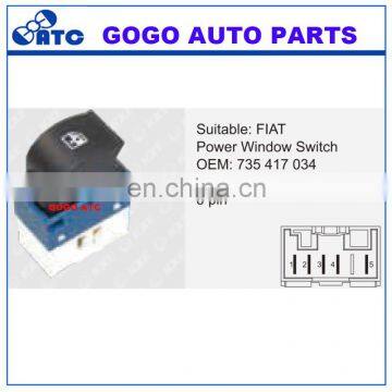 Window Regulator Switch Left Front For F-IAT D-oblo C-argo Mpv 01-10 735417034   26030