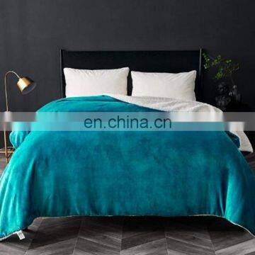 Best Seller in Usa Knitted Warm Soft 100% Polyester Flannel Sherpa Fleece Throw Blanket for Winter China Suppliers photo-3