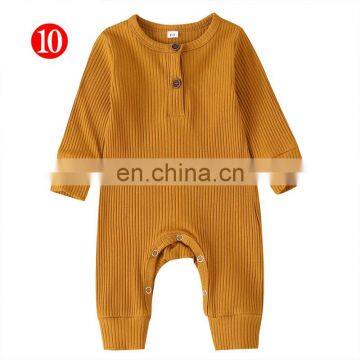 Newborn Infant Cotton Long Sleeve Romper Boy Girls Knitting Jumpsuit Clothes Solid Color Winter Cute Lovely 0-18M photo-4