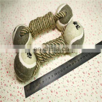 Durable Handmade Knitted Dumbbell Large Pet Toys Dog photo-7