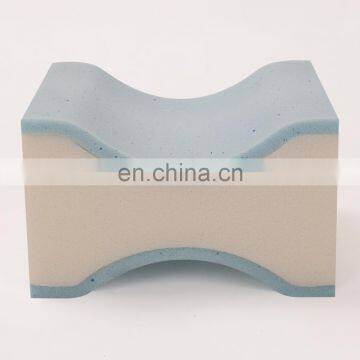 Memory Foam Wedge Contour Orthopedic Knee Pillow for Side Sleepers photo-3