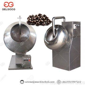 Stainless Steel Automatic Almond Nuts Sugar Popcorn Candy Pan Small Peanut Chocolate Coating Machine Price