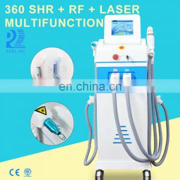 Multi-function 4 in 1 SHR ND YAG Laser +RF Skin Rejuvenation Hair Removal Tattoo Removal Beauty Machine photo-6