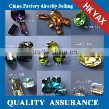 0611 Top quality hot sale fashion crystal sew on stones;china crystal stone;crystal stone for dresses