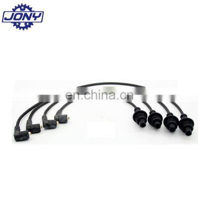 Silicon Ignition Cable Car Spark Plug Wire Set For PEUGEOT 405