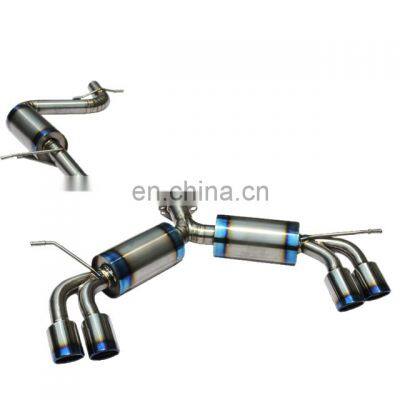 High Quality Exhaust PIPE For Sciro 2010+ CATBACK FULL OF TITANIUM