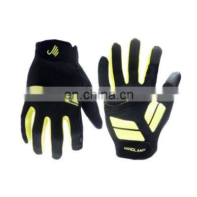 HANDLANDY Touch Screen Shock-Absorbing Men Workout Gloves Women Mountain Bike Gloves Sun Protection Outdoor Sports Gloves