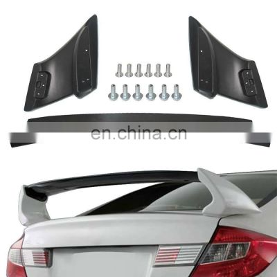 Honghang Auto Accessories Car Exterior Parts Rear Wing Spoiler Rear Trunk Wing Spoiler For honda Civic 2012-2015