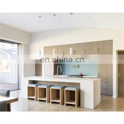 Kitchen and Bath Modern Design Metal Laminate Glossy Kitchen Cabinets