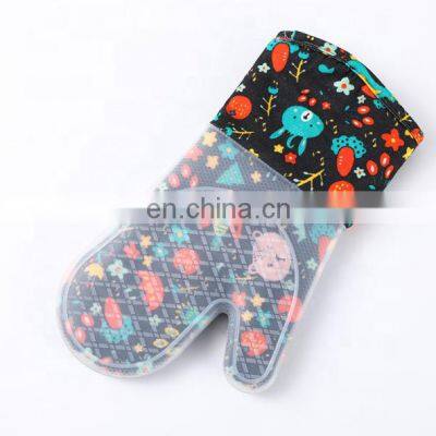 Heat Resistant Silicone Oven Mitt Microwave Mitts Custom for Kitchen Cooking