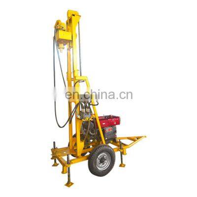 crawler Mounted Rotary Borehole Water Well Drilling Rig Machine