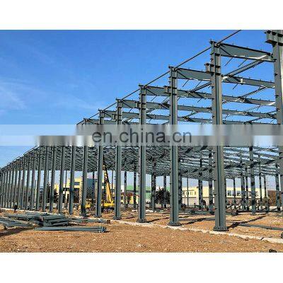 Industrial Shed Design Prefabricated Building Big steel structure fabrication factory/warehouse