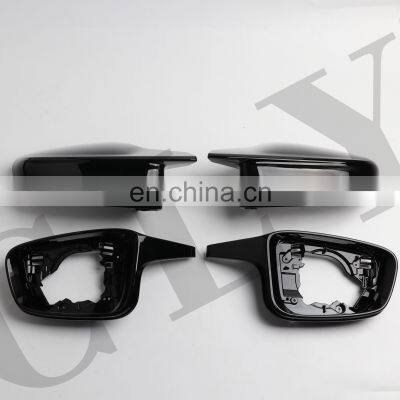 CLY Mirrors For BMW 3 4 Series 5 Series 7 Series G20/G22/G30/G11/G12 Upgrade G80/G82 Gloss Black Rear Mirror Shells photo-3