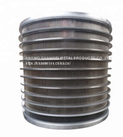 Stainless steel Vee wire wrap welded cylinder baskets Johnson screen cylinder basket filter slotted sieve cylinder baskets