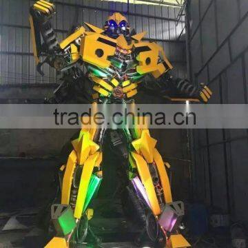 giant iron motif robot man for holiday