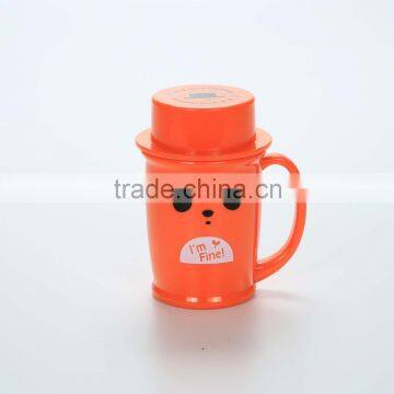 Reusable Cartoon Plastic Cups --Orange photo-5