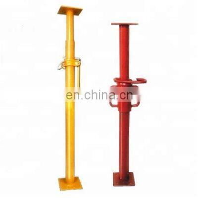 High Quality China adjustable steel shoring jacks size weight with Tropid